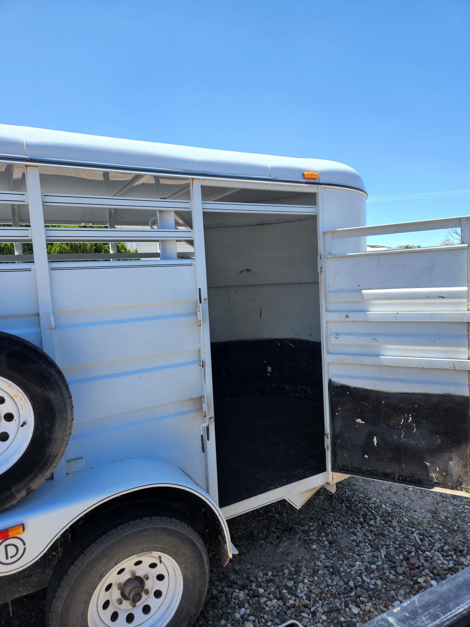 2 Horse Slant Trailer - Circle D #0411